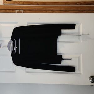 Candie's medium black cropped back ties cardigan